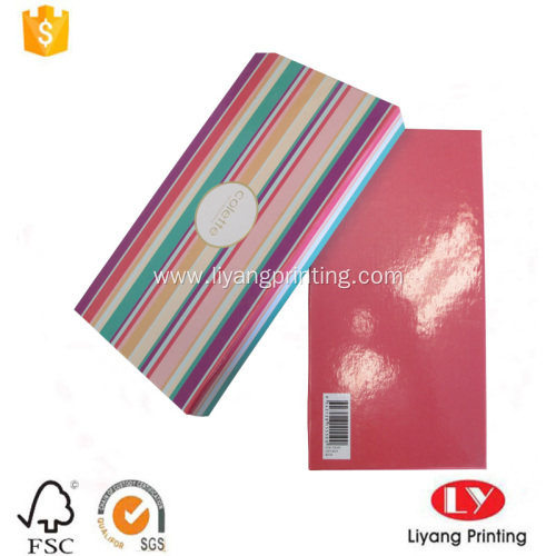 Scarf Paper Packaging Gift Box With Lid